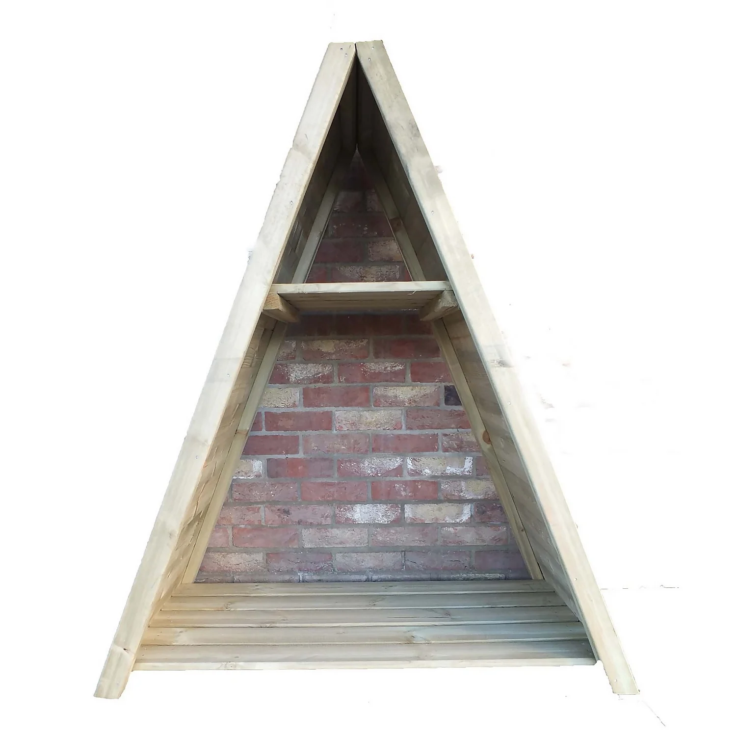 Shire Large Triangular Log Store Tongue And Groove
