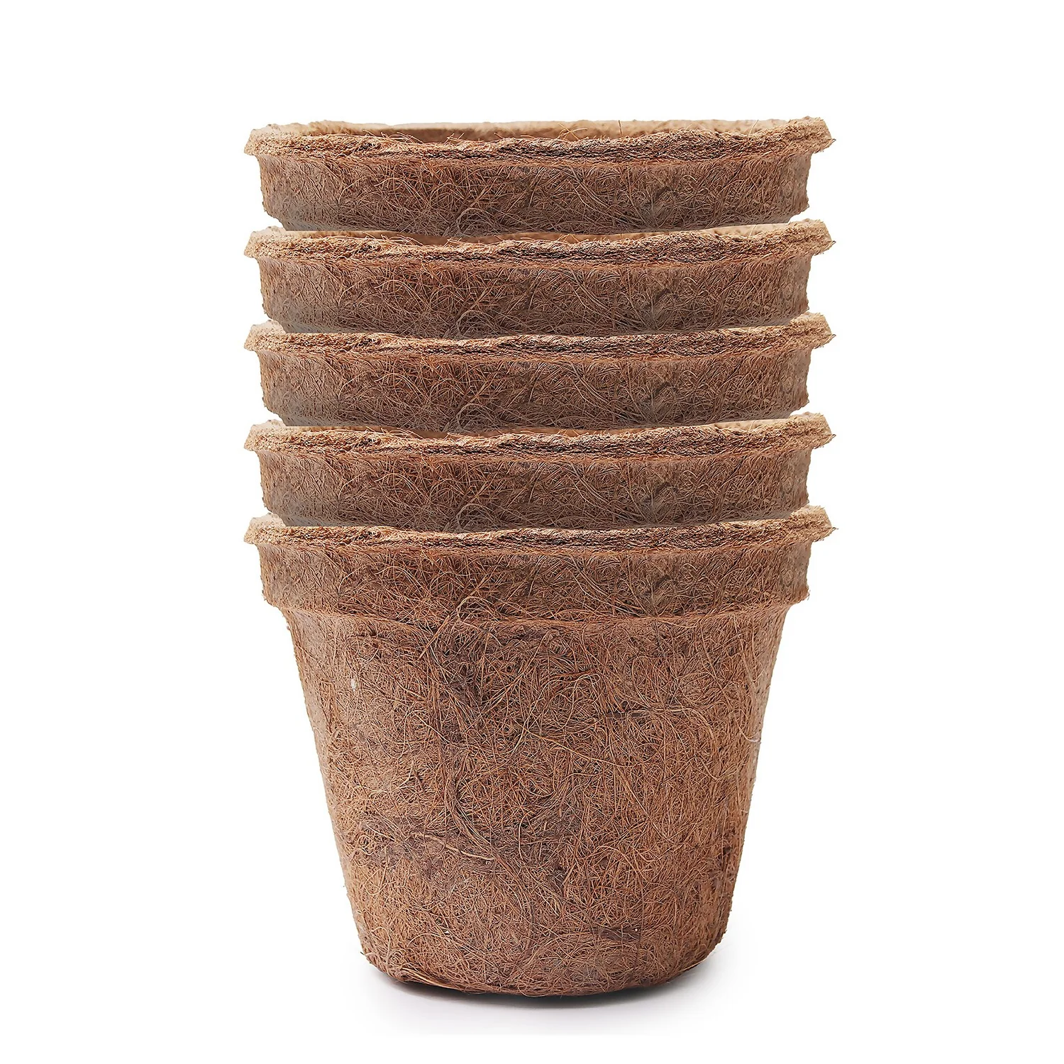 Coco & Coir Round Fibre Pot - 20cm