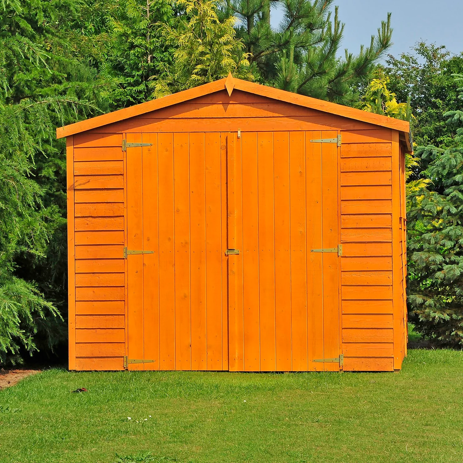 Shire 10 X 15ft Double Door Overlap Garden Shed - Image 4