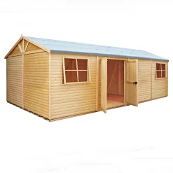 Shire 12 X 24ft Mammoth Double Door Garden Shed