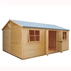 Shire 12 X 18ft Mammoth Double Door Garden Shed