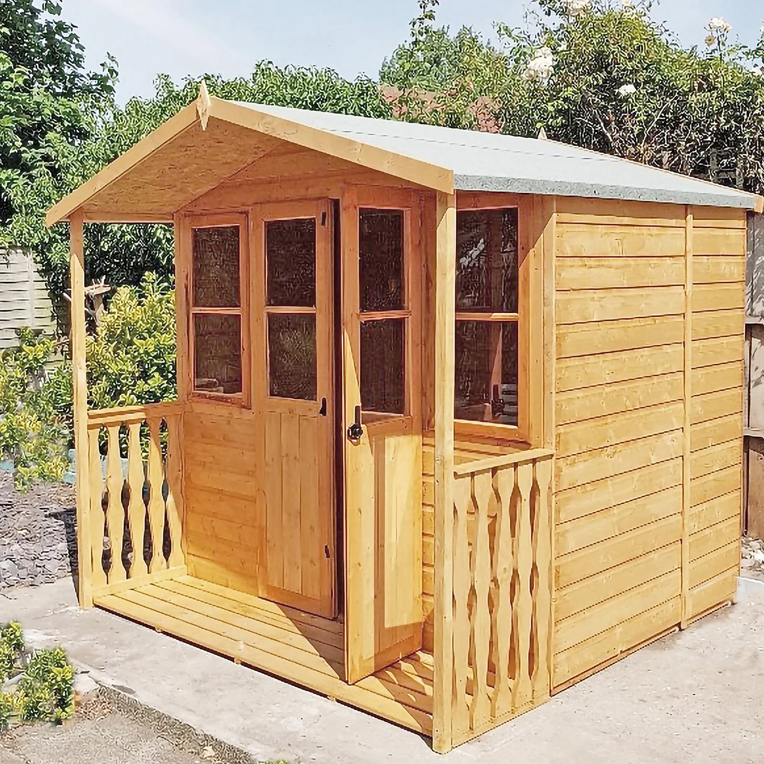 Shire 7 X 7ft Houghton Summerhouse - Including Installation - Image 4
