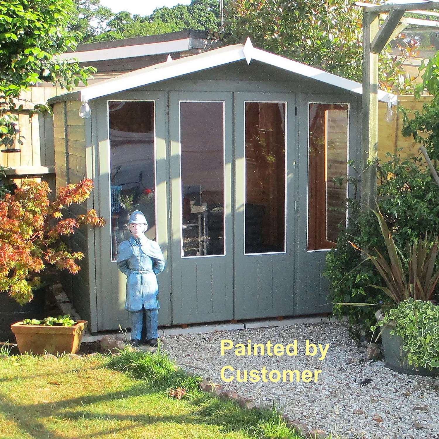 Shire 7 X 7ft Parham Double Door Summerhouse - Including Installation - Image 9
