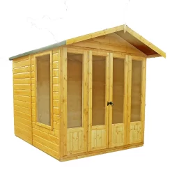 Shire 7 X 7ft Parham Double Door Summerhouse - Including Installation