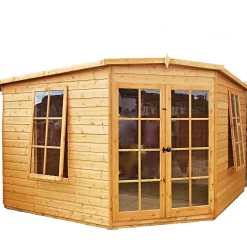 Shire 10 X 10ft Hampton Double Door Summerhouse - Including Installation