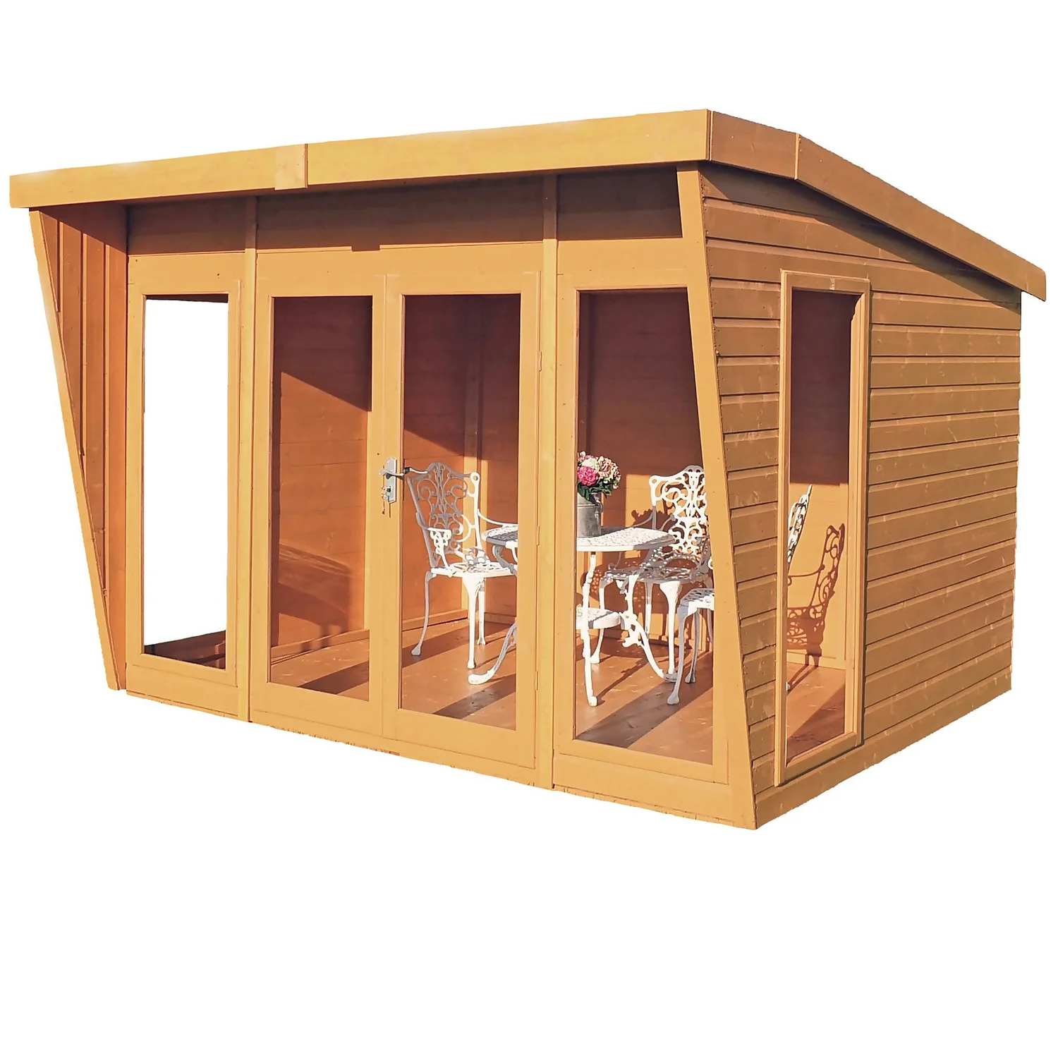 Shire 10 X 10ft Highclere Double Door Summerhouse - Including Installation