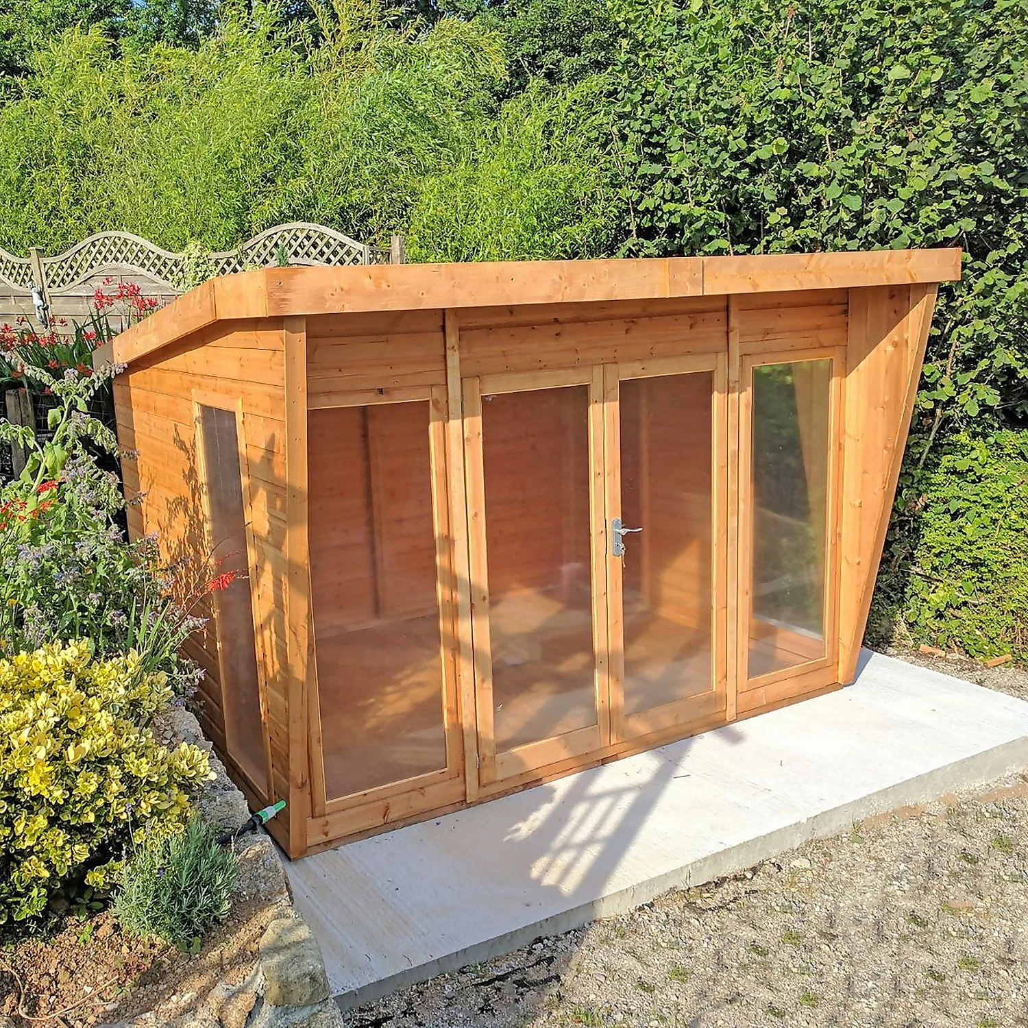 Shire 10 X 10ft Highclere Double Door Summerhouse - Including Installation - Image 8