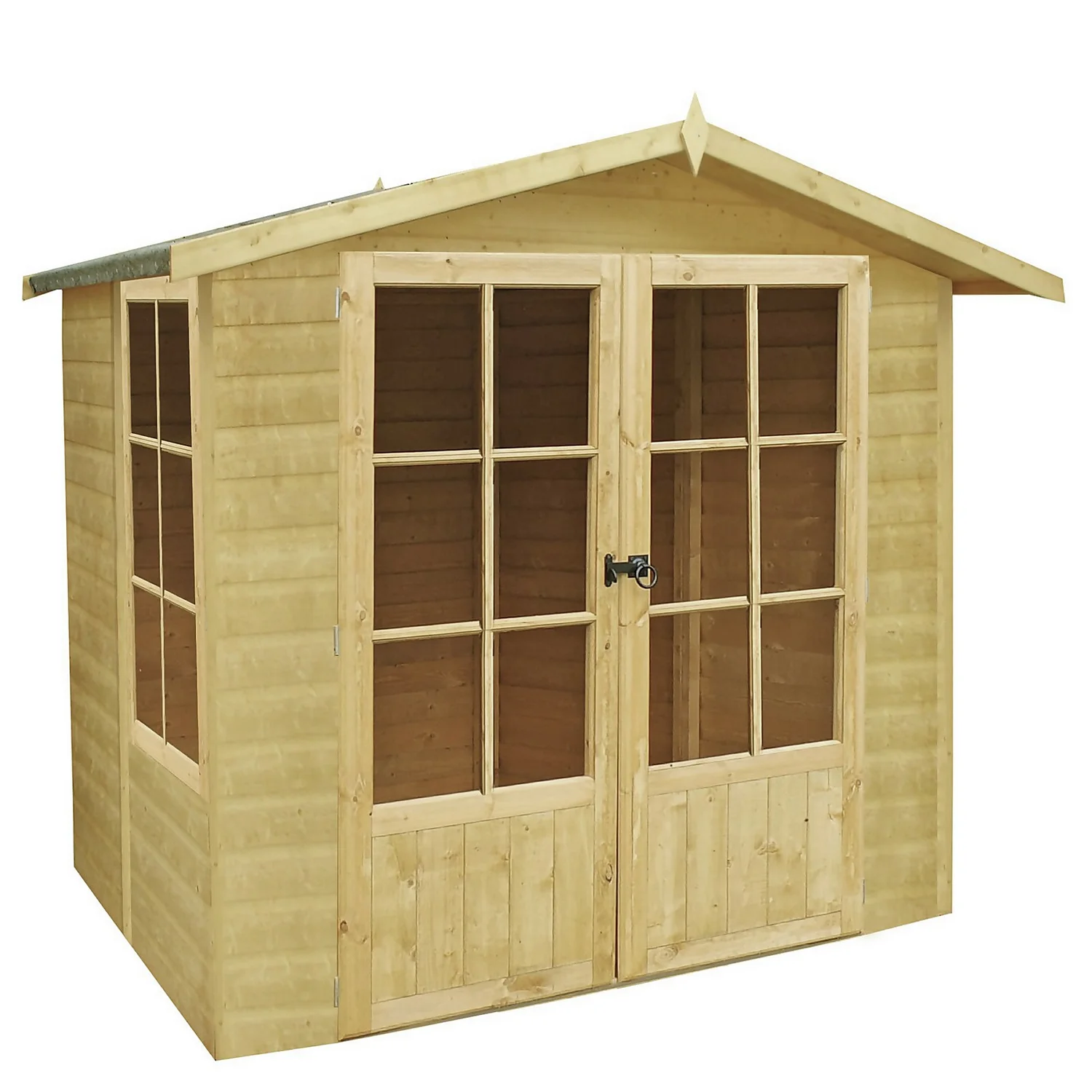 Shire 7 X 7ft Buckingham Double Door Summerhouse
