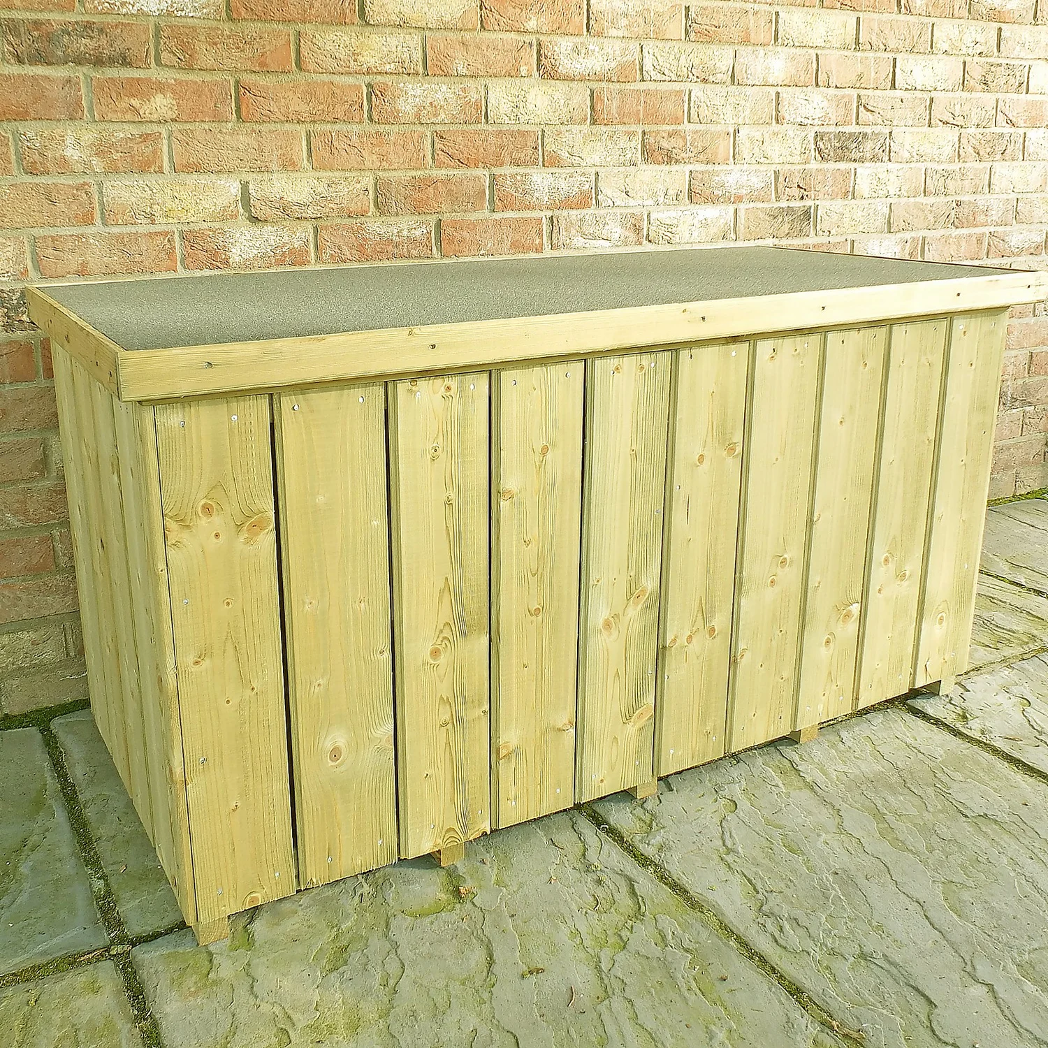 Shire Planed Timber Garden Storage Box 4x2 - Image 2