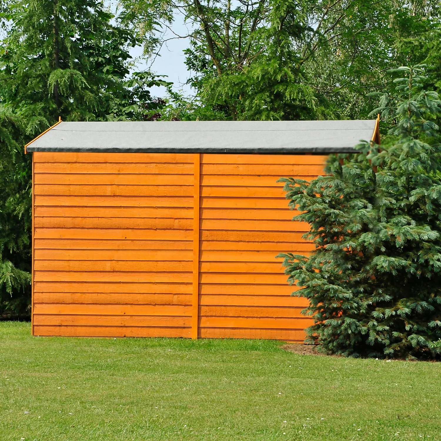 Shire 10x6ft Overlap Garden Shed No Windows -Including Installation - Image 4