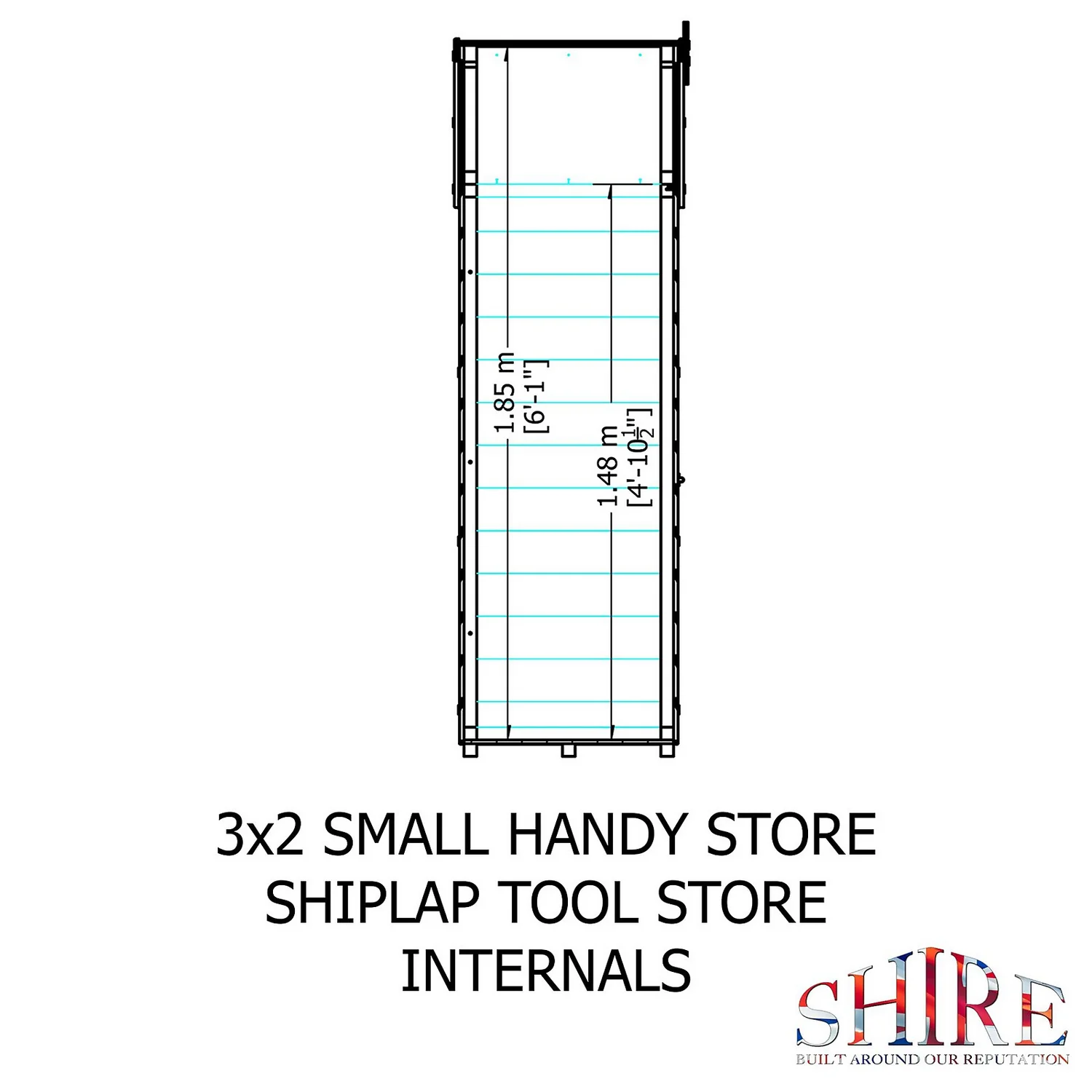 Shire Handy Garden Storage 3x2ft - Image 4