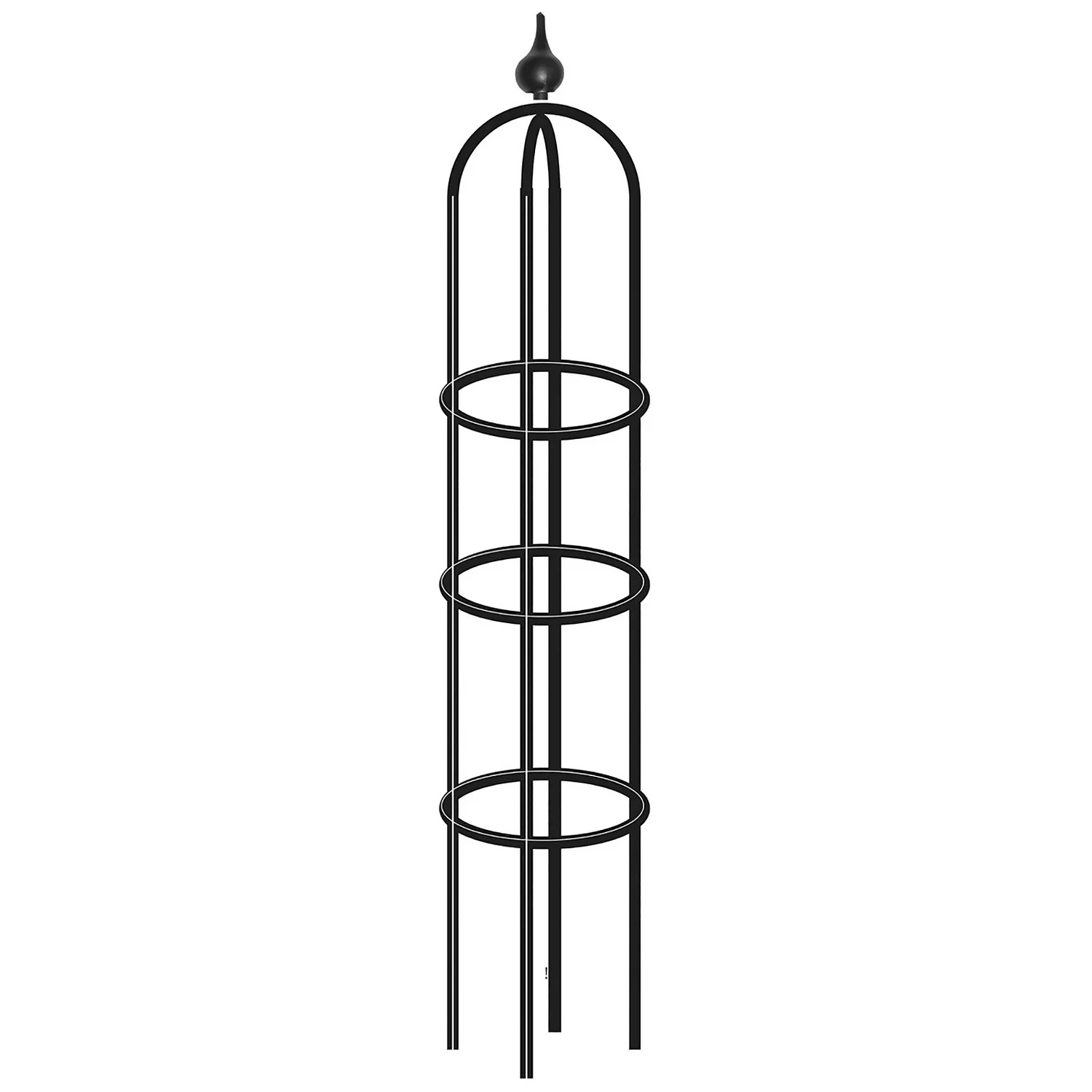 Agriframes Decorative Garden Obelisk 2m - Blue