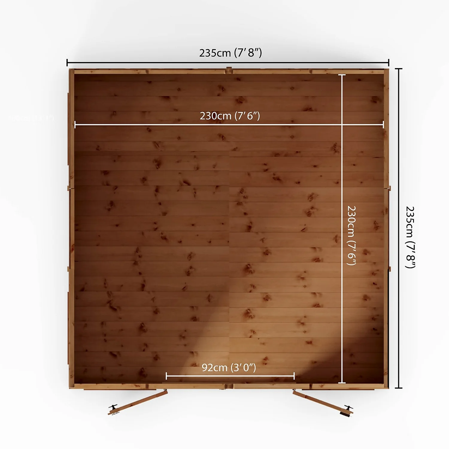 Country Living Premium Hatton 8ft X 8ft Contemporary Summerhouse Painted + Installation - Thorpe Tower Grey - Image 7