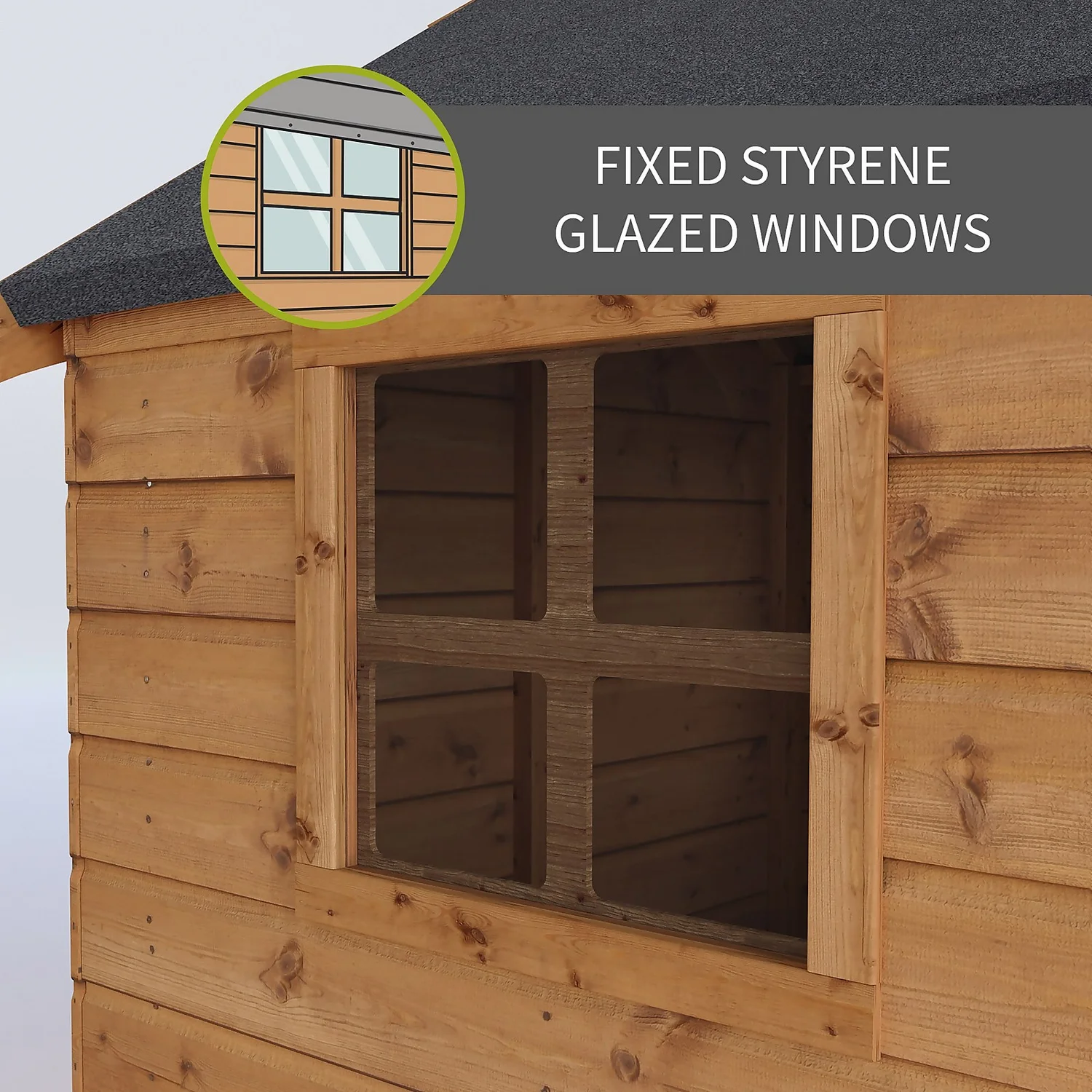 Country Living 7ft X 5ft Premium Sandon Double Storey Playhouse With Veranda Painted + Installation - Aurora Green - Image 2