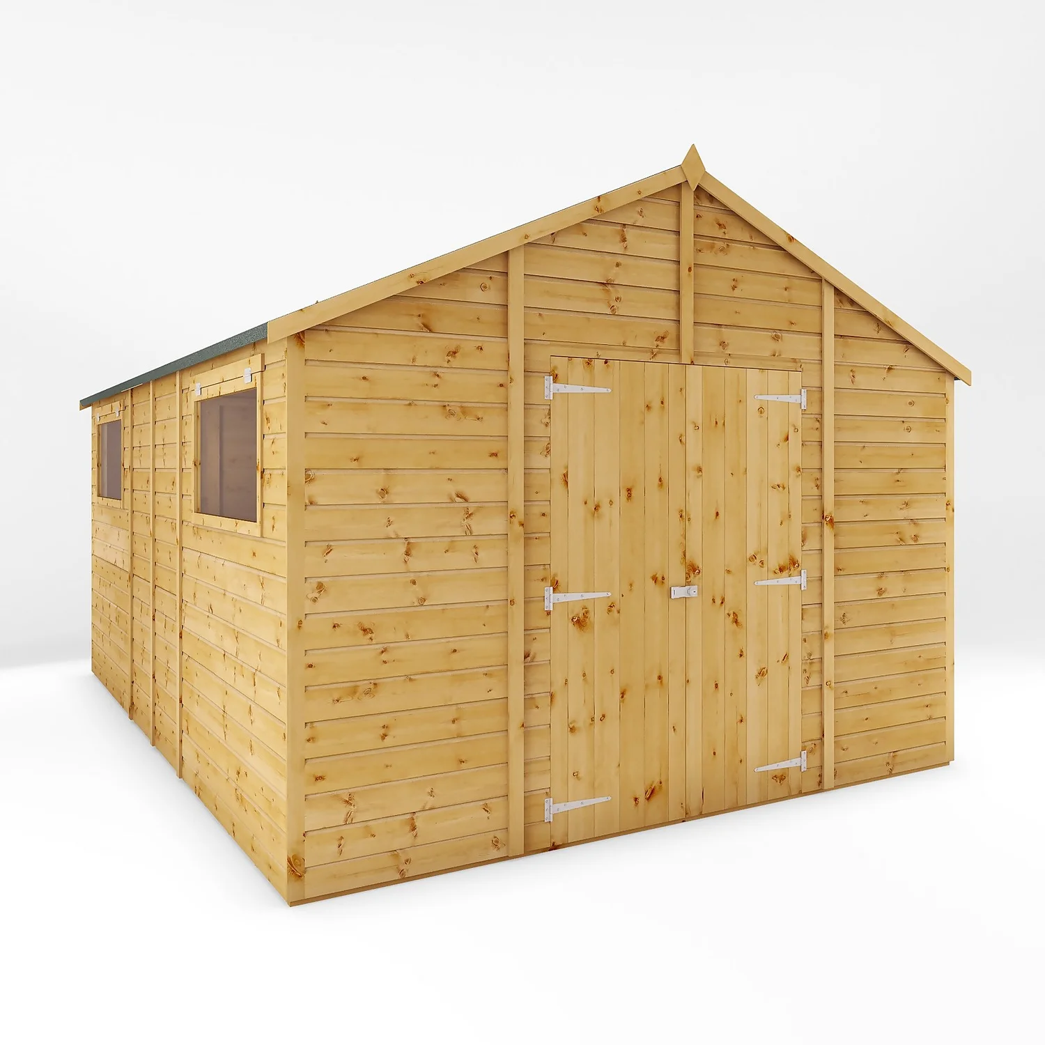 Mercia 14ft X 10ft Premium Shiplap Modular Workshop Shed - Including Installation