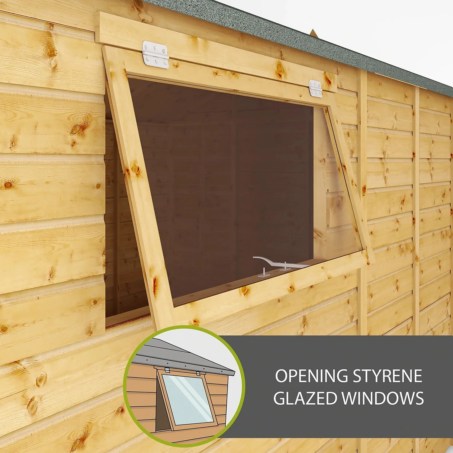 Mercia 14ft X 10ft Premium Shiplap Modular Workshop Shed - Including Installation - Image 3