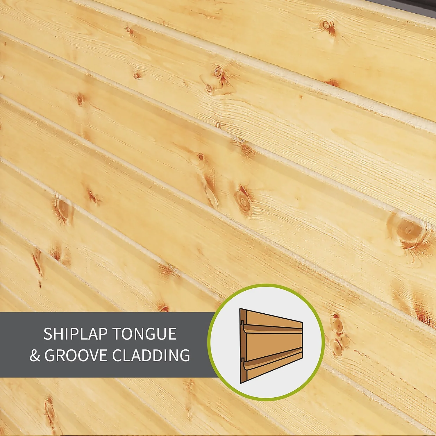 Mercia 7ft X 5ft Premium Shiplap Apex Shed - Image 4
