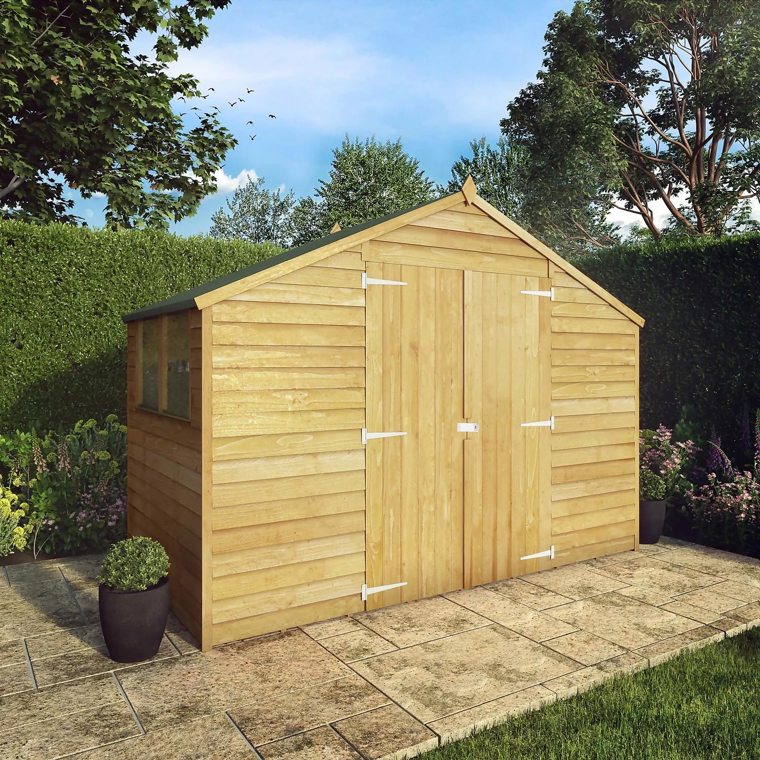 Mercia 5ft X 10ft Overlap Apex Shed - Image 3