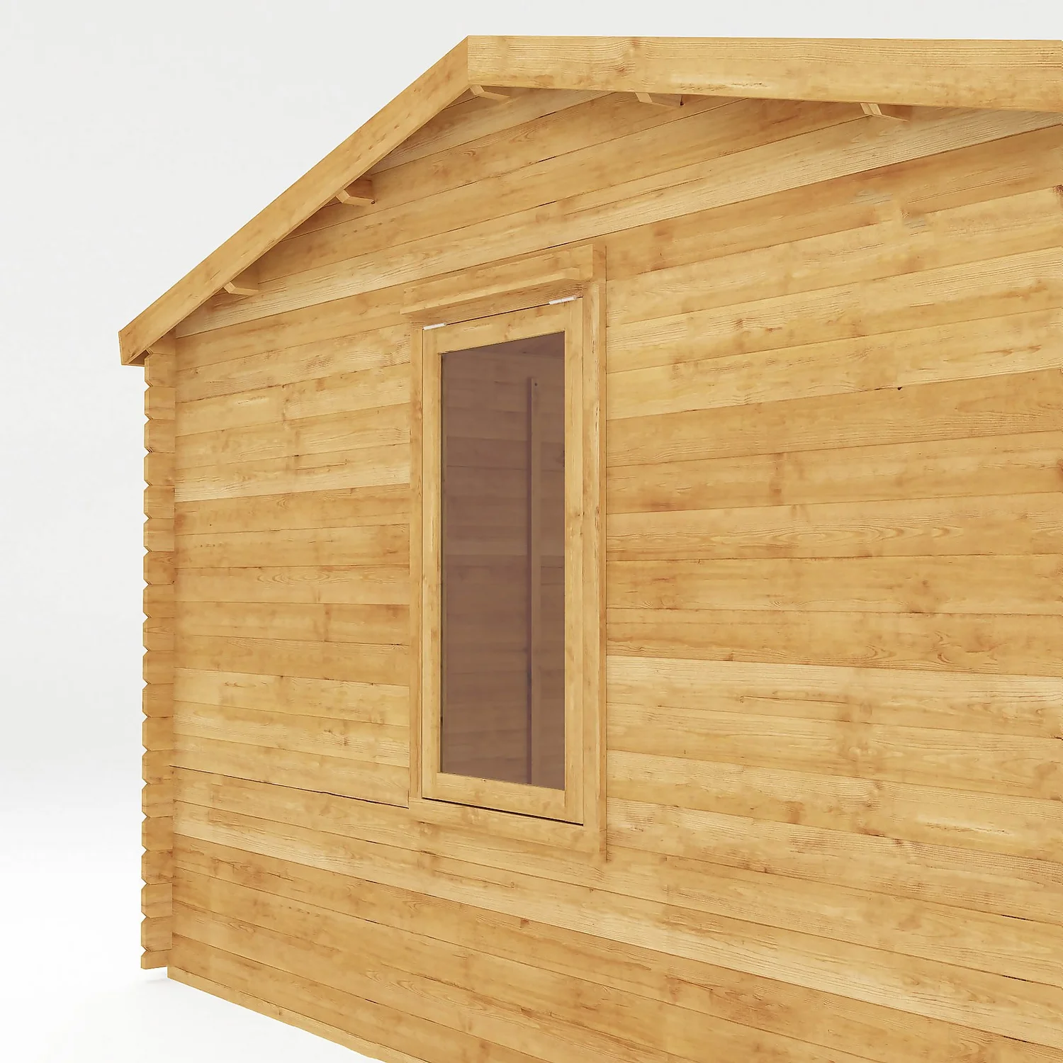 Mercia 5m X 4m Home Office Log Cabin 44mm - Image 3