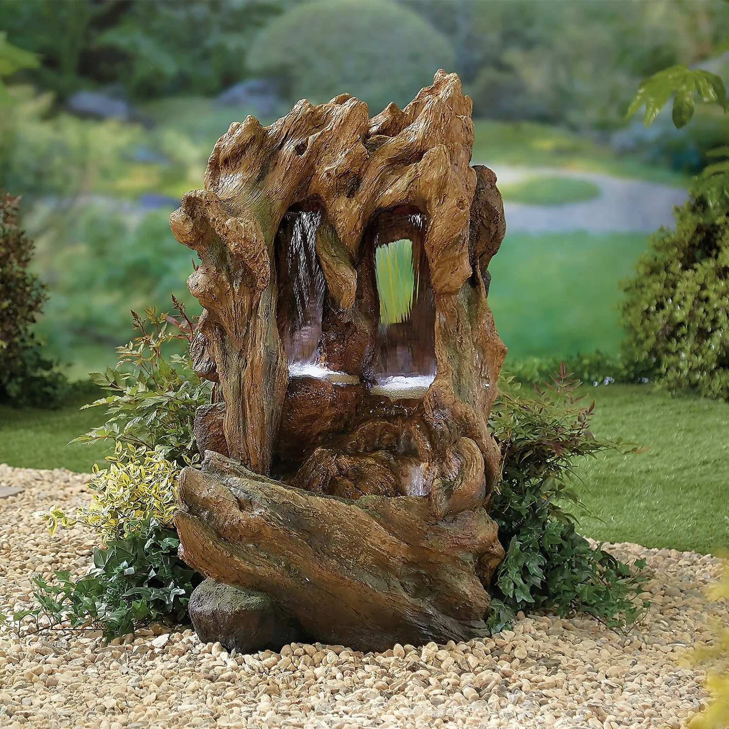Stylish Fountain Colorado Falls Water Feature With LEDs - Image 2