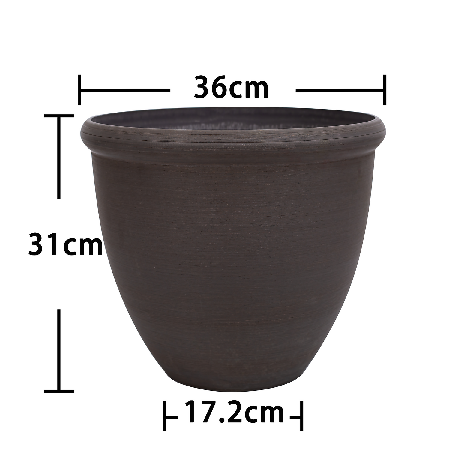 Ashford Planter Slate 35cm - Image 4