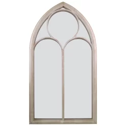 MirrorOutlet Somerley Chapel Arch Metal Garden Mirror - 112x61cm