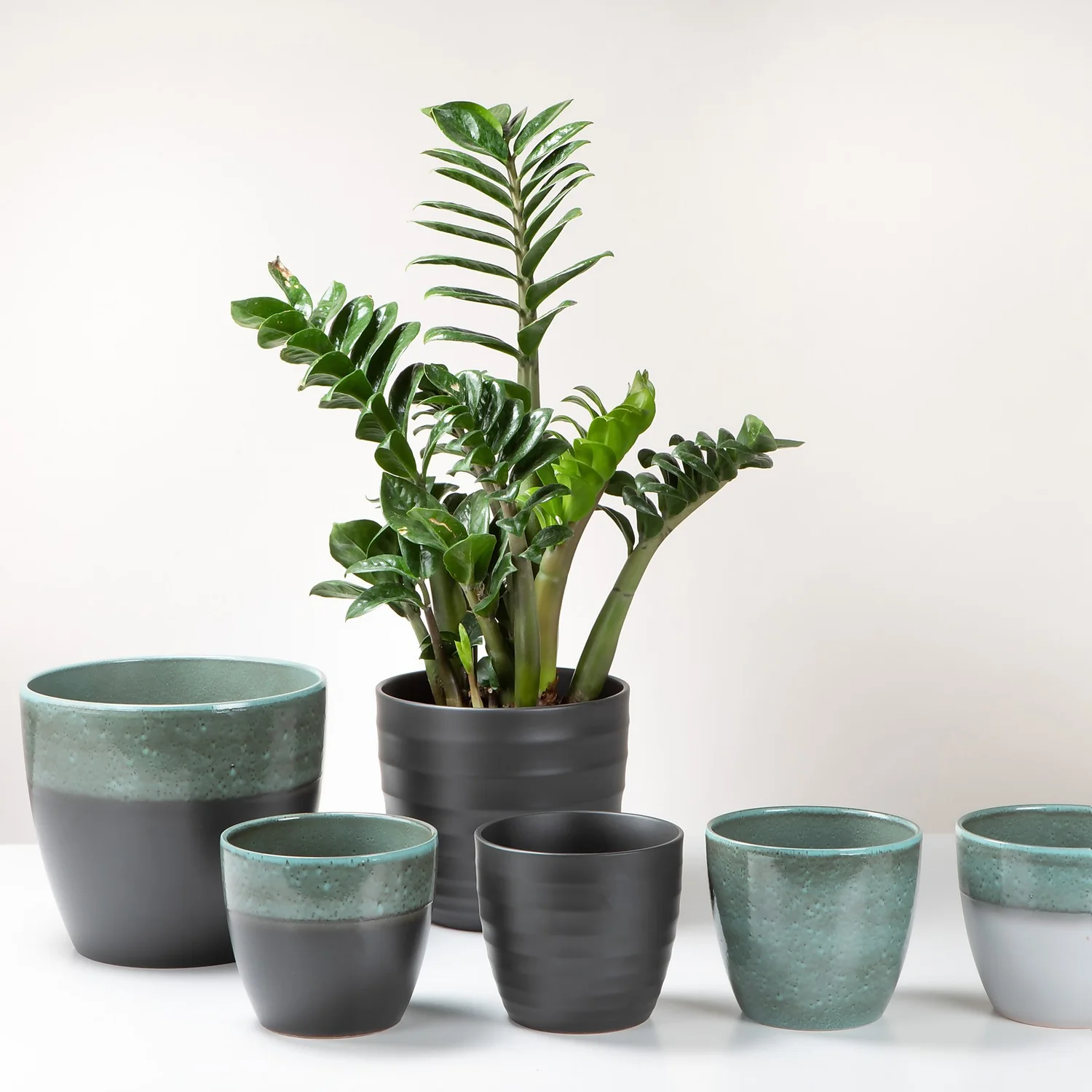 Scheurich Black Indoor Pot - 28cm - Image 2