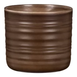 Scheurich Ripple Brown Indoor Pot - 17cm