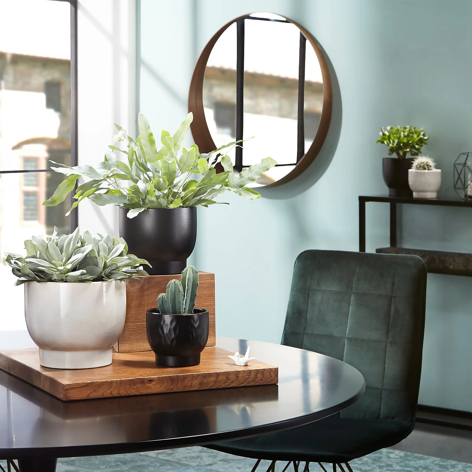 Scheurich Opale Smooth White Indoor Pot - 15cm - Image 2