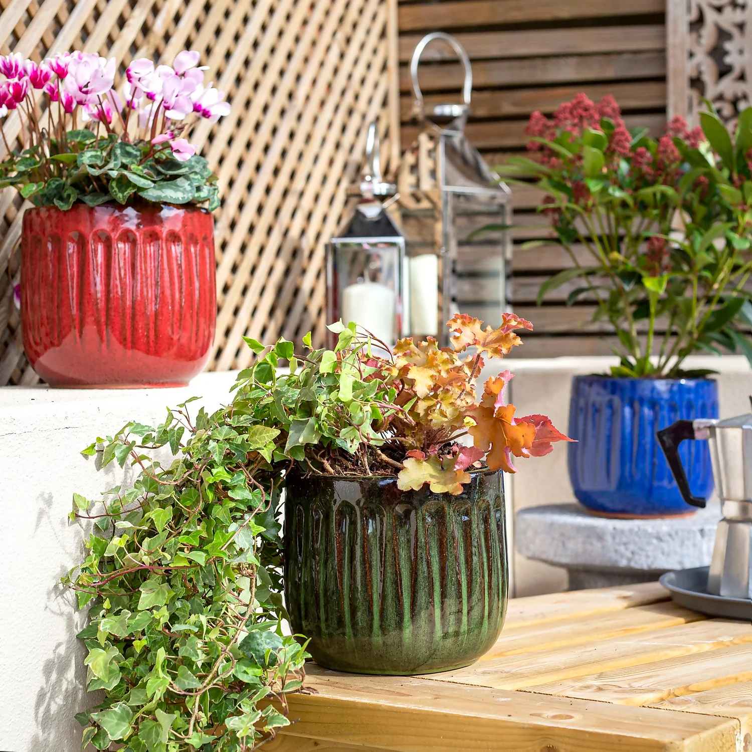 Chiswick Running Pot Blue - 38cm - Image 5