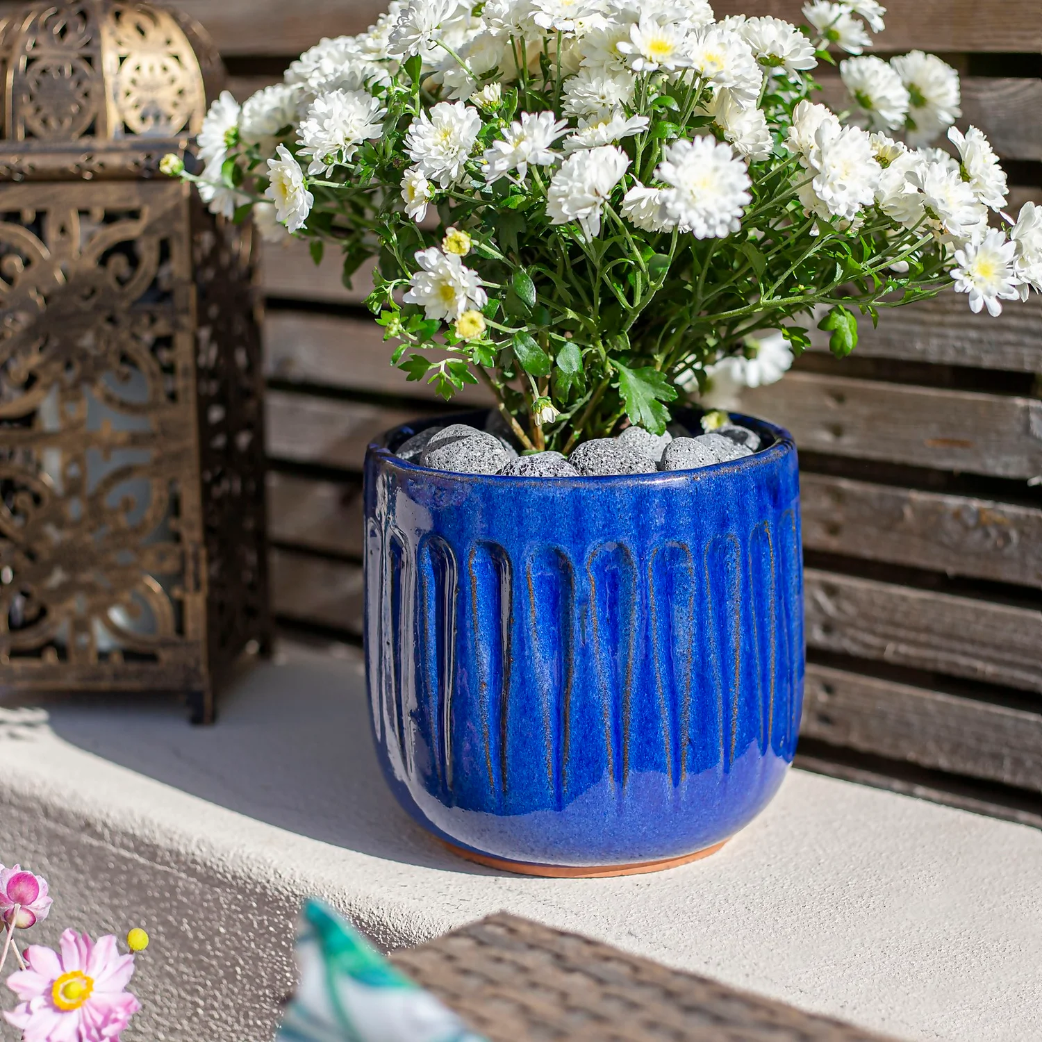 Chiswick Running Pot Blue - 38cm - Image 2