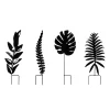 Jungle Black Ground Stakes - 45cm (Assorted Designs)