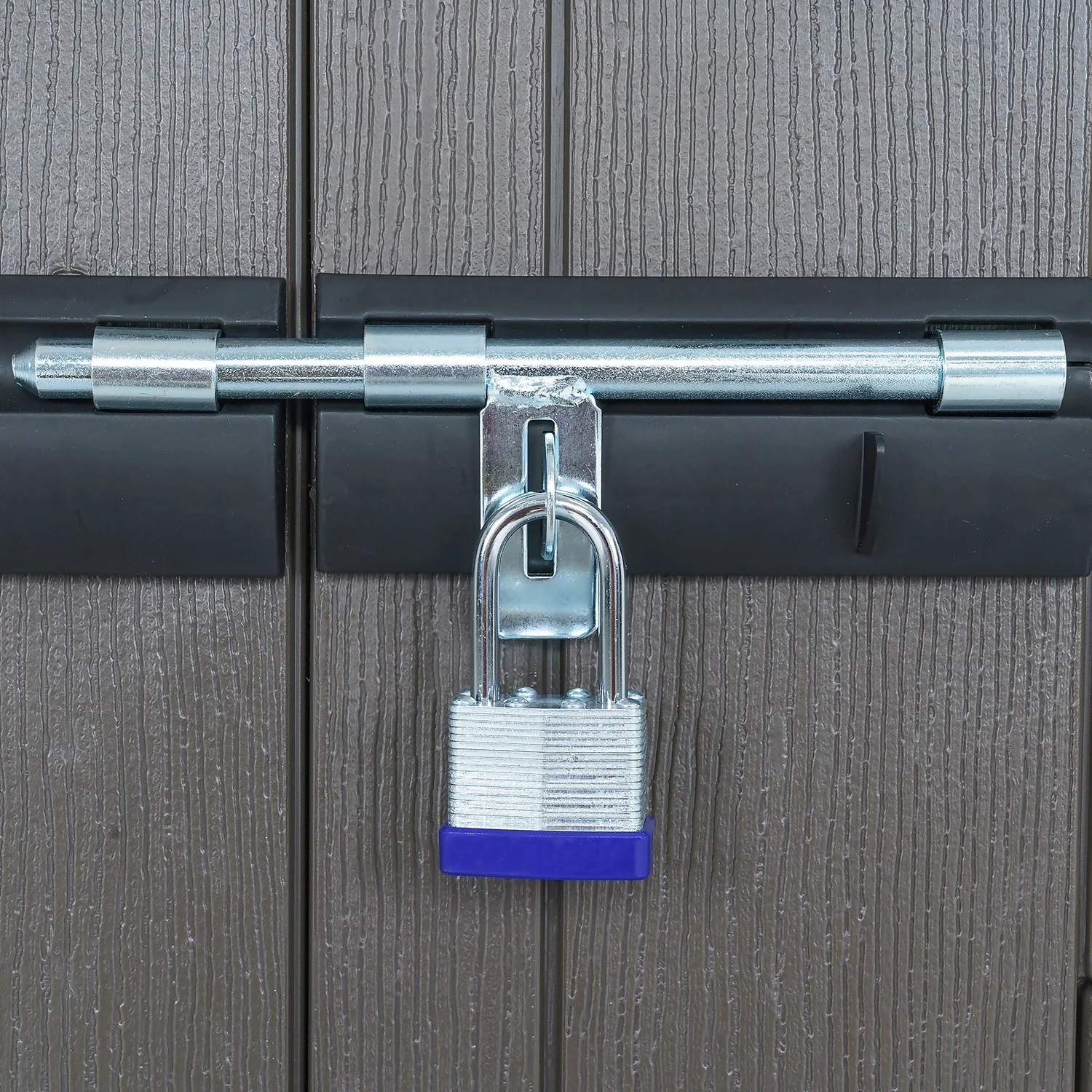 Lifetime 7x7ft Outdoor Storage Shed - Beige - Image 9