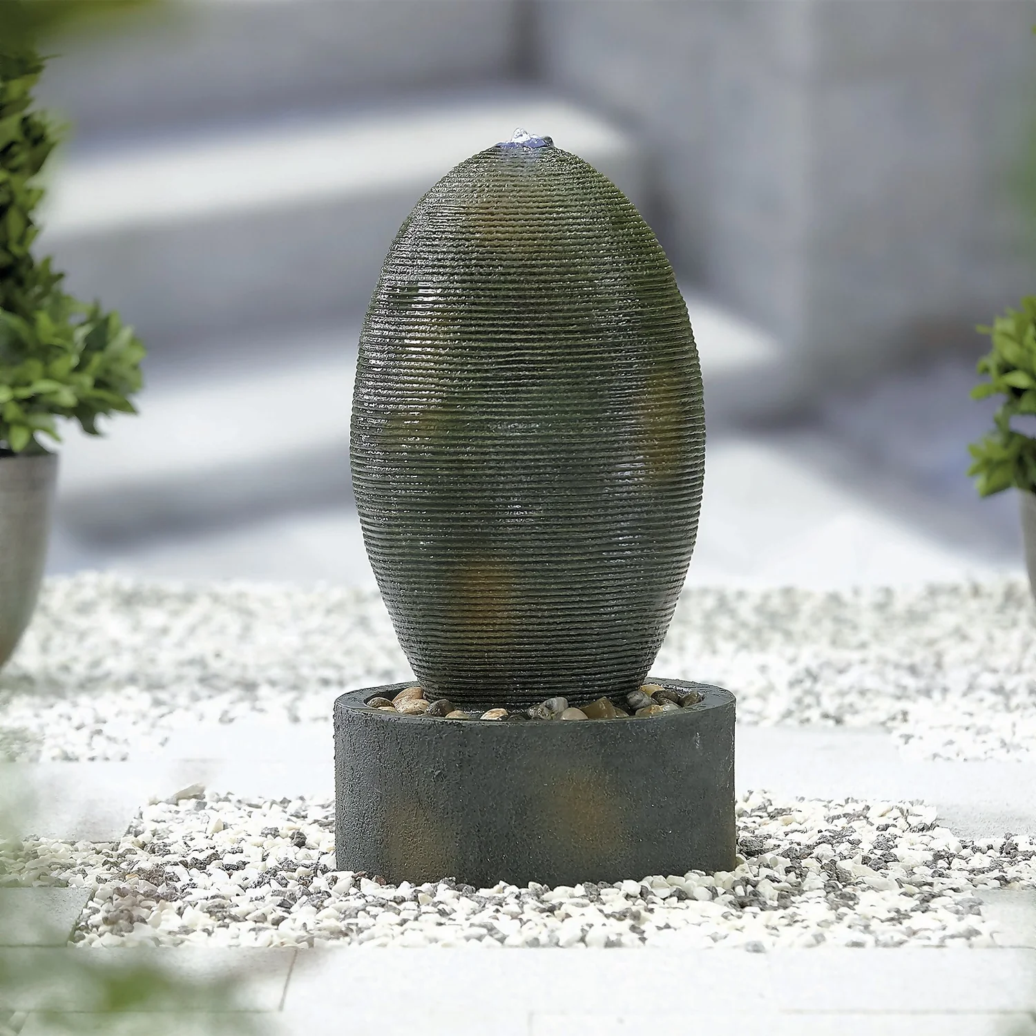 Stylish Fountain Petite Ripple Water Feature With LEDs - Image 2